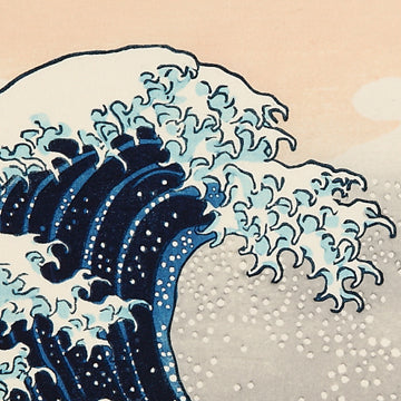 神奈川沖波裏(特大版 ガラス額装)