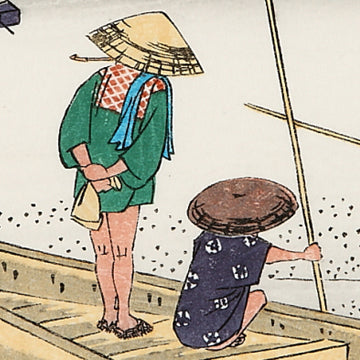 見附 天竜川図