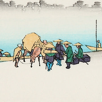 見附 天竜川図