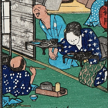 赤坂 旅舎招婦ノ図
