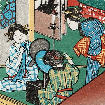 赤坂 旅舎招婦ノ図