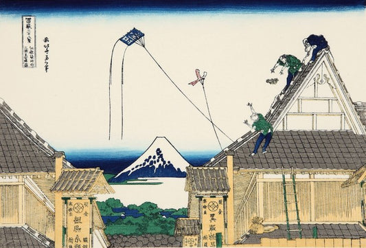 江都駿河町三井見世略図