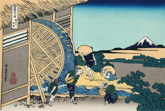 隠田の水車