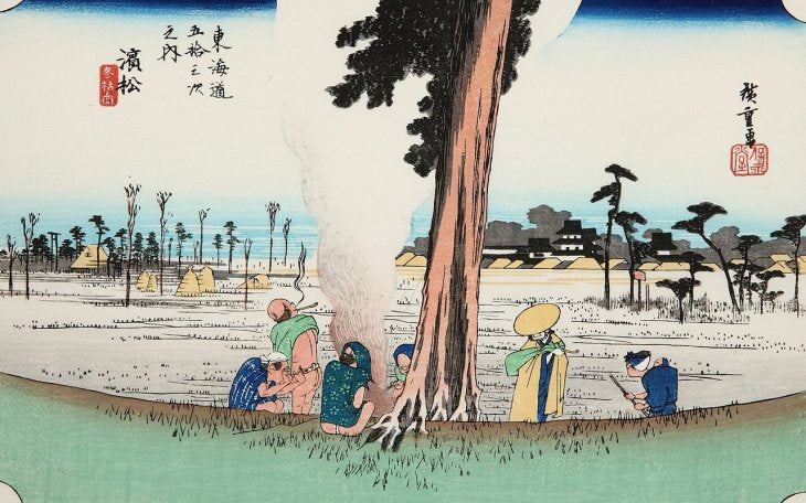 浜松 冬枯の図