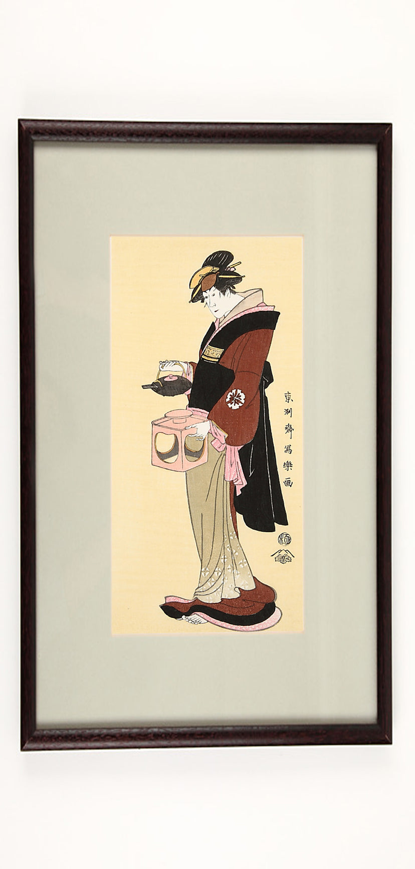 八世森田勘弥の駕舁鶯の治郎作