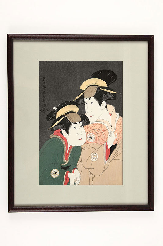 二世瀬川富三郎の大岸蔵人の妻やどり木と中村万世の腰元若草